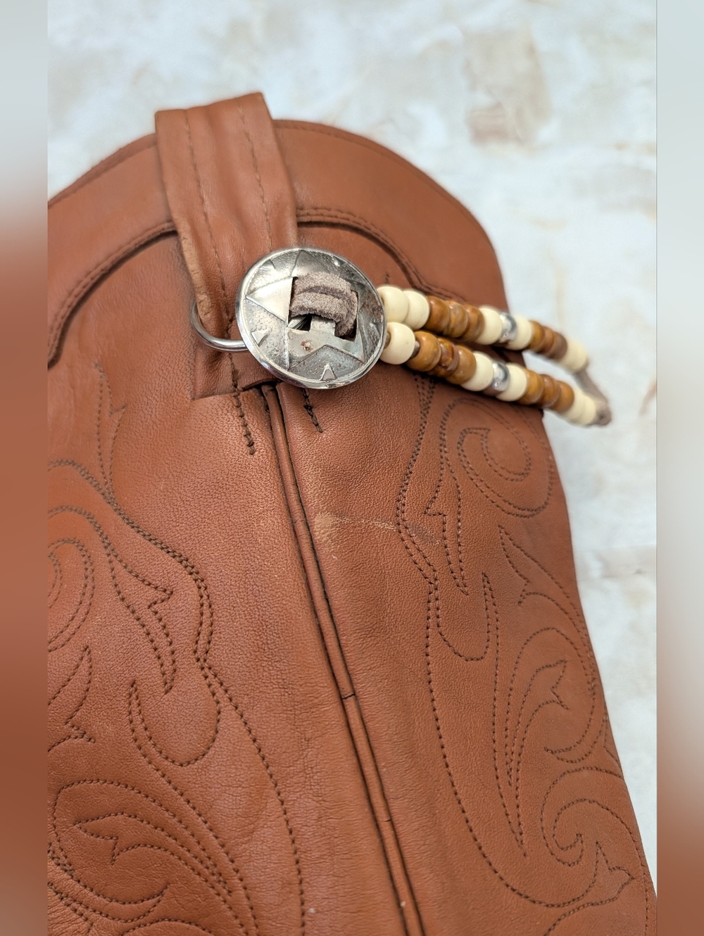 Vintage Frye Knee-High Cowgirl Boots Woman's Size 7.5 B - Picture 10 of 15